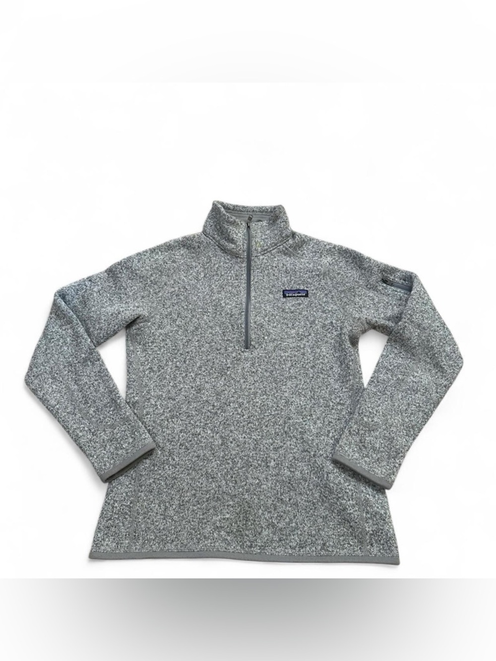 Patagonia Women’s Gray Better Sweater Fleece Jacket 1/4 Zip Size Small‎
